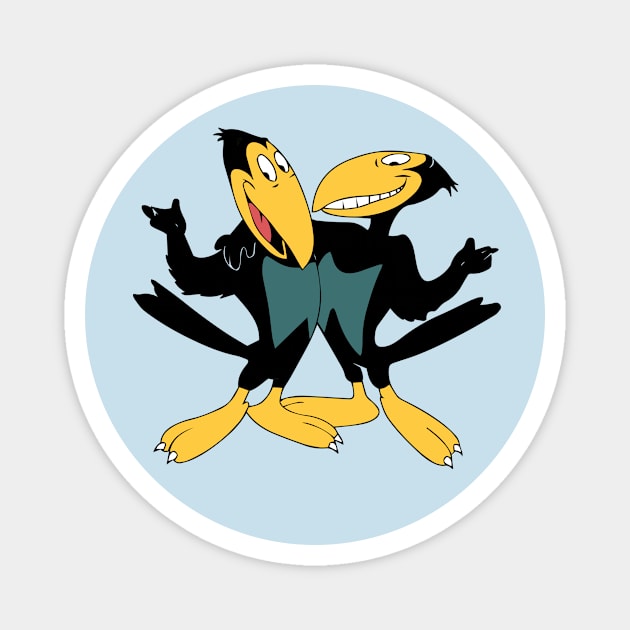 Heckle and Jeckle Magnet by kareemik